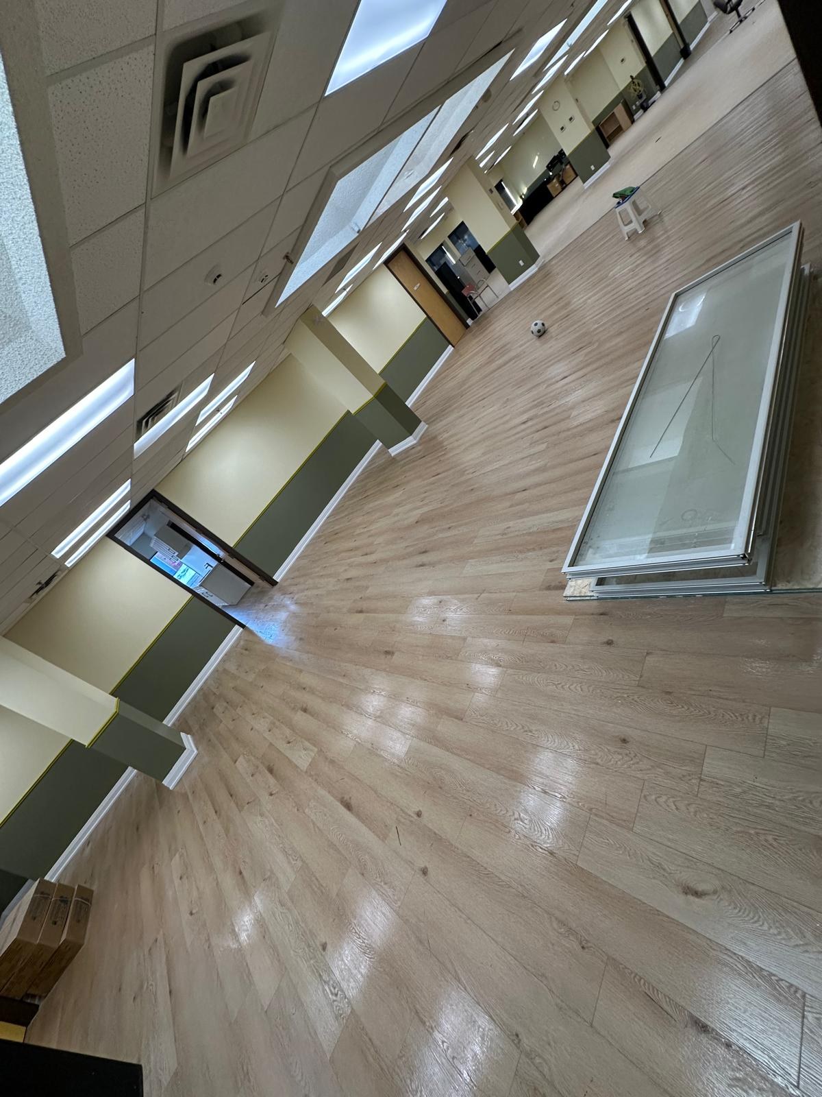 Polished corridor cleaned by Purify Janitorial